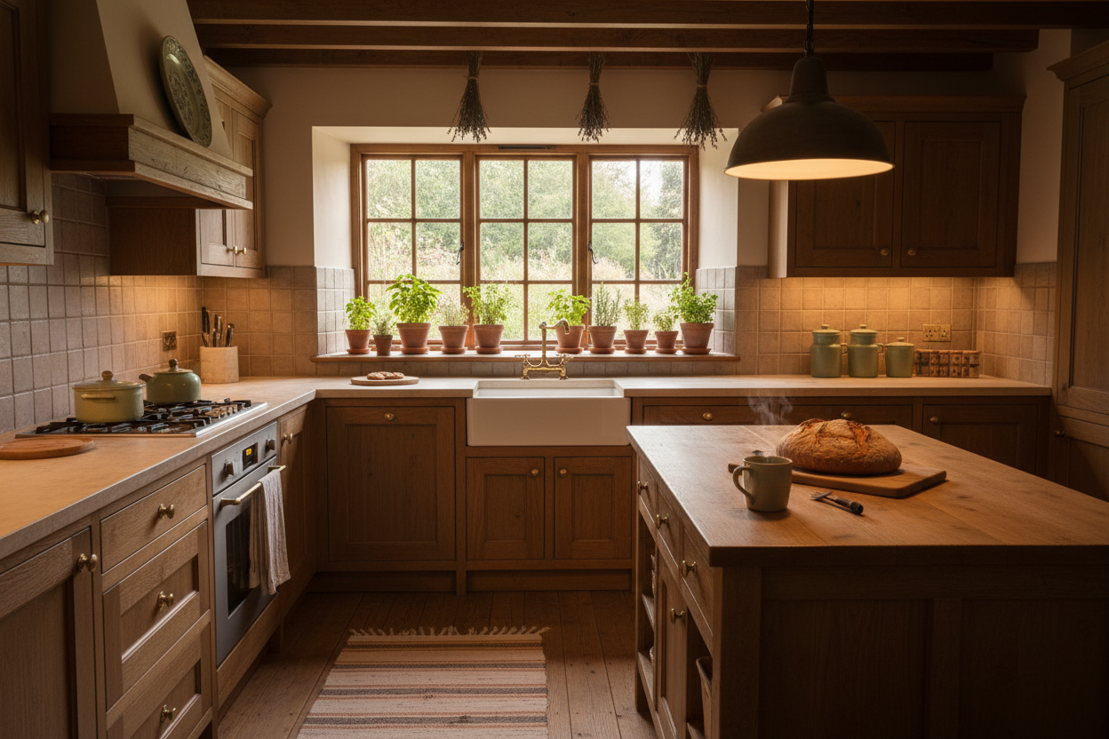 Warm Homely Kitchen